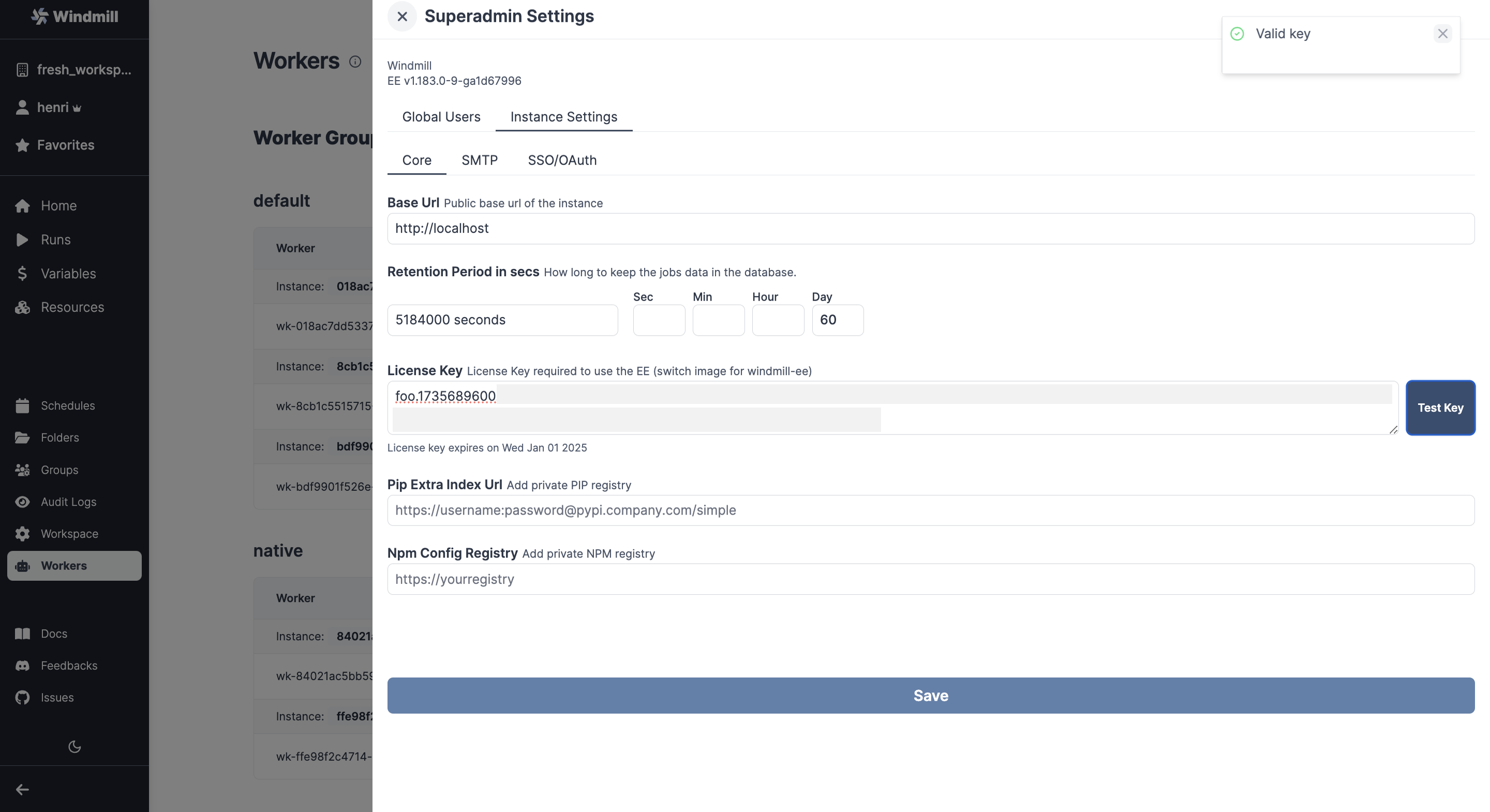 Use license key Use license key